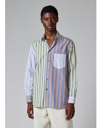 Paul Smith - And Mix Up Stripe Cotton Shirt - Lyst