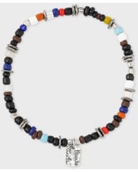 Paul Smith - 'Artist Stripe' Beaded Bracelet - Lyst