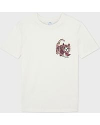 Paul Smith - Organic Cotton 'Cat' T-Shirt - Lyst