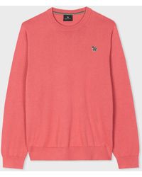 PS by Paul Smith - Mens Sweater Crew Neck Zeb Bad - Lyst