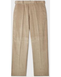 Paul Smith - Relaxed-Fit Sand Corduroy Trousers - Lyst
