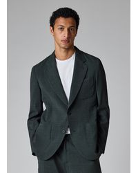 Paul Smith - Dark Seersucker Check Blazer - Lyst