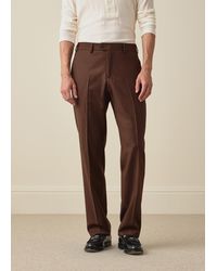 Paul Smith - Wool-Cashmere Flannel Trousers - Lyst