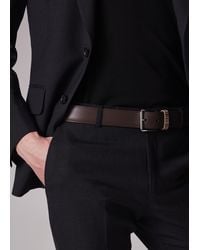 Paul Smith - Leather Belt With 'Signature Stripe' Keeper - Lyst