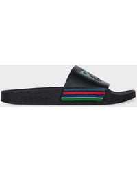 Paul Smith - 'Sports Stripe' 'Zed' Slides - Lyst