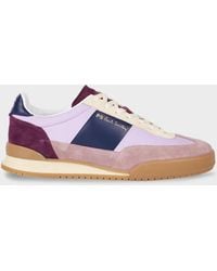 Paul Smith - Nubuck 'Dover' Colourblock Retro Gum Trainers - Lyst