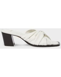 Paul Smith - Ecru 'Monivae' Leather Heels - Lyst