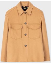 Paul Smith - Camel Wool-cashmere Jacket Brown - Lyst