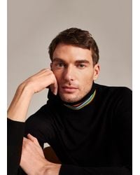 Paul Smith - Merino Wool Roll Neck Sweater - Lyst