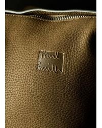 Paul Smith - Khaki Leather Tote Bag - Lyst