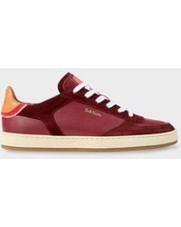 Paul Smith - Burgundy 'Destry' Trainers - Lyst