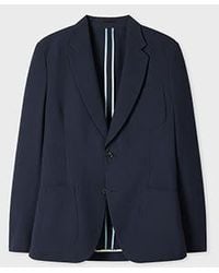Paul Smith - Cotton-Blend Seersucker Stripe Blazer - Lyst