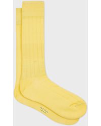 Paul Smith - Ribbed Cotton Socks - Lyst