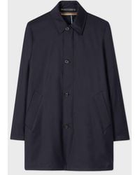 Paul Smith - 'Storm System' Wool Mac With Detachable Gilet - Lyst