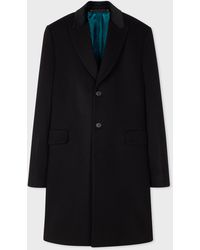 Paul Smith - Wool-Cashmere Epsom Coat - Lyst