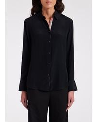 Paul Smith - Womens Spray Swirl Placket Shirt - Lyst