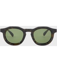 Paul Smith - Khaki Havana 'Pedley' Sunglasses - Lyst