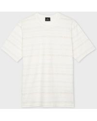 Paul Smith - 'Stitch Stripe' Cotton T-Shirt - Lyst