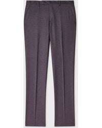 Paul Smith - Slim-Fit Wool-Cashmere Flannel Trousers - Lyst