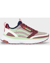 Paul Smith - Burgundy And Mint 'Darter' Trainers - Lyst