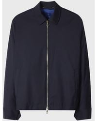 Paul Smith - 'Storm System' Wool Harrington Jacket - Lyst
