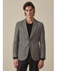 Paul Smith - Wool Houndstooth Check Buggy-Lined Blazer - Lyst