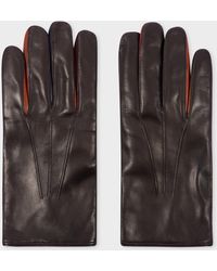 Paul Smith - Leather 'Concertina' Gloves - Lyst