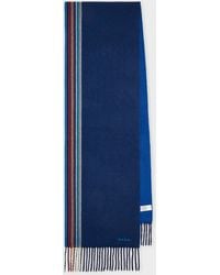 Paul Smith - 'Signature Stripe' Edge Cashmere Scarf - Lyst