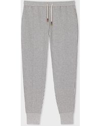 Paul Smith - Grey Cotton-blend Stripe Lounge Pants - Lyst