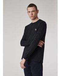 Paul Smith - Cotton Zebra Logo Long-Sleeve T-Shirt - Lyst