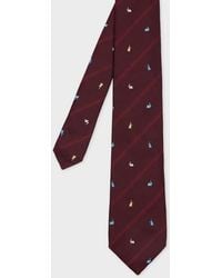 Paul Smith - Silk 'Rabbit' Pinstripe Tie - Lyst
