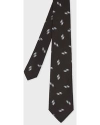Paul Smith - Chocolate 'Retro' Pattern Tie - Lyst