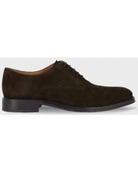 Paul Smith - Dark Suede 'Timothy' Shoes - Lyst