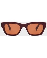Paul Smith - Burgundy 'Loxham' Sunglasses - Lyst