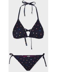Paul Smith - 'Tile Spot' Bikini Set - Lyst