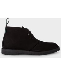 PS by Paul Smith Leather Black Billy Zip Boots for Men | Lyst