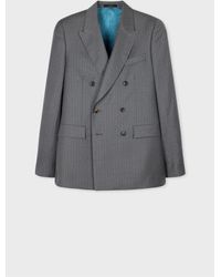 Paul Smith - Tailored-Fit Pinstripe Wool Double-Breasted Blazer - Lyst