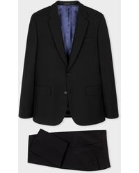 Paul Smith - The Soho - Tailored-fit Black Wool 'a Suit To Travel In' - Lyst