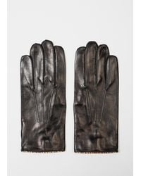Paul Smith - Men Glove Striped Piping - Lyst