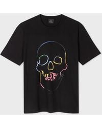 Paul Smith - 'Skull' Print T-Shirt - Lyst