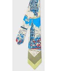 Paul Smith - 'London' Print Silk Tie - Lyst