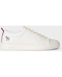 Paul Smith - White Leather 'lee' Sneakers - Lyst