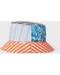 Paul Smith - Floral Stripe Bucket Hat - Lyst