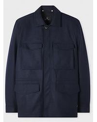 Paul Smith - Textured Wool-Blend Field Jacket - Lyst