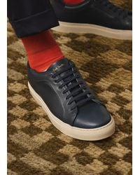 Paul Smith - Leather Navy Basso Sneakers - Lyst