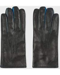 Paul Smith - Leather 'Concertina' Gloves - Lyst
