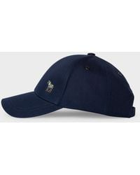 Paul Smith - Cotton Zebra Logo Baseball Cap - Lyst