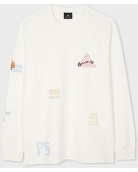 PS by Paul Smith - Mens Cn Ls Tshirt Eyes In The Sky - Lyst