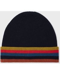 Paul Smith - Merino Wool 'Artist Stripe' Beanie - Lyst