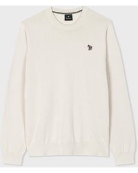 PS by Paul Smith - Mens Sweater Crew Neck Zeb Bad - Lyst